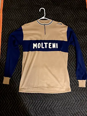 Vintage Santini Team Molteni NOS NWT XXL Wool Cycling Jersey ~ Mercx Velo • $149.99