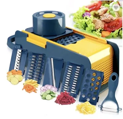 Vegetable Chopper 12-in-1 Kitchen Mandoline Vegetable Cutter Slicer Food Chopper • £7.50