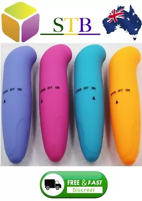 Vibrator Vibe Clitoral Sex Toy Bullet G Spot Aa Free Battery Mini Dolphin Curve  • $10.50