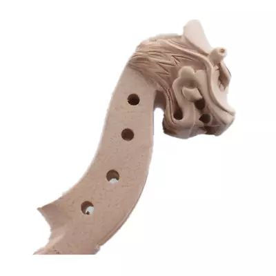 Advanced Hand Carved Violin Neck Dragon Head Maple Wood 4/4 Size Violin Head • $59