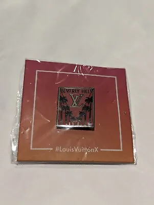 LOUIS VUITTON X Beverly Hills Exhibition Sunset LV Pin *EXCLUSIVE* NEW • $75