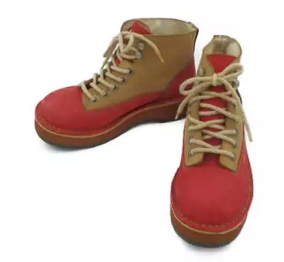 Kickers Suede Leather High Top Sneakers 23.0cm Shoe Shoes Womens Boots Used • $114.68