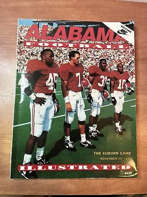 1994 ALABAMA Vs AUBURN Crimson Tide Football Program  • $14.99