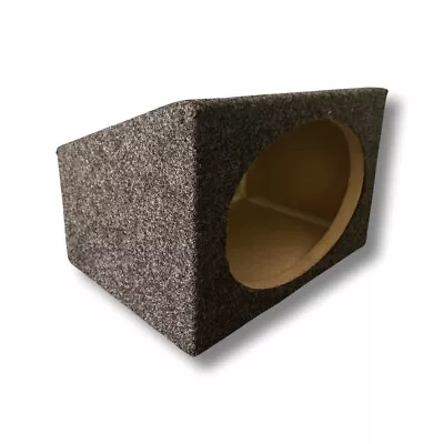 Single 6.9” Wedge Speaker Box Enclosures 1/2 MDF - Gray 6x9 • $21.95