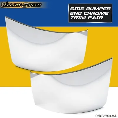 Fit For 04-15 Volvo VNL Truck Bumper Extension Corner Chrome Trim Set Left&Right • $29.99