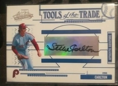 $30 • Buy 2005  Tools Of The Trade Auto  Steve Carlton From The Phillie's. Numbered /150