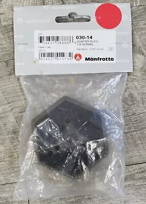 Manfrotto 030-14 Replacement Hexagonal Quick Release Plate  • $13.95