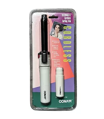 NEW Vintage 1990 Conair Cordless 3/4” Curling Iron Thermacell CAO262ACS • $29.99