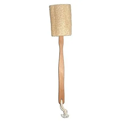 Wooden Natural Sponge Loofah Back Scrubber Brush Bath • $7.01