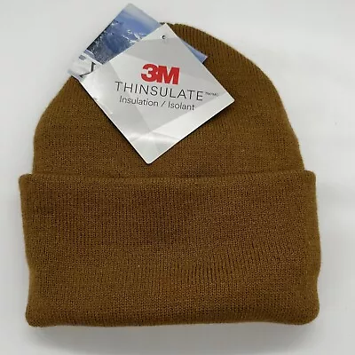 3M Thinsulate Xetra Beanie Copper Khaki Cuffed Winter Cap Hat NEW WITH TAGS • $4