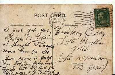 £3.99 • Buy Genealogy Postcard - Cuddy - Lake Hopatcong - New Jersey - Ref 4167A