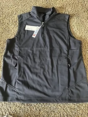NWT Core 365 Men's Water Resistant Quarter-Zip Vest With Pockets Sz Medium • $18