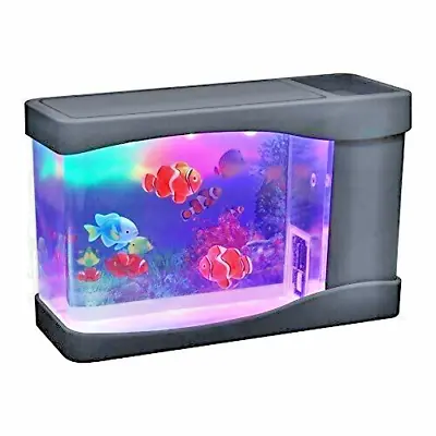 Artificial Mini Aquarium Fish Tank With 3 Fake Fish - By Playlearn • $44.99