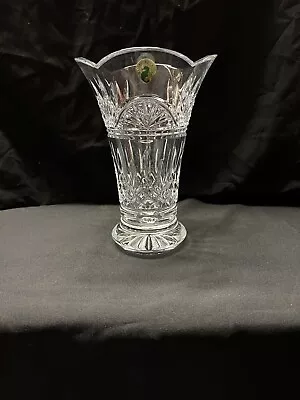 Waterford Crystal Lismore Jim O’Leary Celebration 8” Vase • $85