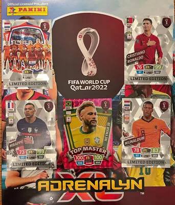 £53.54 • Buy Panini Adrenalyn XL FIFA World Cup Qatar 2022 - Limited Editions - Rare Cards
