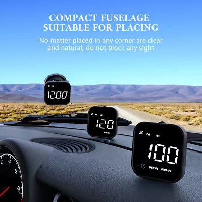 HUD G2 OBD2+GPS Gauge Head Up Car Digital Display Speedometer Alarm Temperature • $16.99