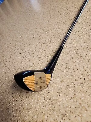 Vintage MACGREGOR TOURNEY   1 Wood Steel Shaft Right Handed Oil Hardened Persimm • $29.99