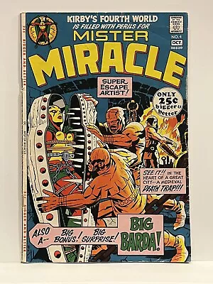 Mister Miracle #4 Dc Comics 1st Appearance Big Barda 1971 Mid Grade / Key • $101.78