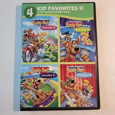 A Pup Named Scooby Doo - 4 Kids Favorites - 4 Disc Dvd • $5.24