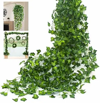 6 PACK  6.5 Ft Artificial Hanging Garland Ivy Leaves Plants Vines Home Decor USA • $8.99