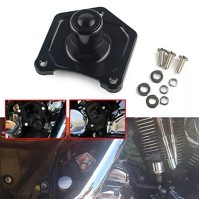 Black Solenoid Cover Starter Push Button For Harley Touring Big Twin Dyna 17762 • $14.20