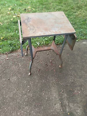 $40 • Buy Vintage Metal Cart On Wheels 18 Lx14  W
