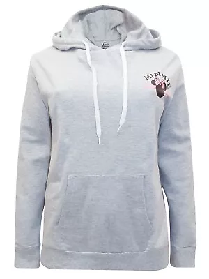 SIZE 24/26 Ladies Hoodie Disney Minnie Mouse Logo Grey length 26  • £7