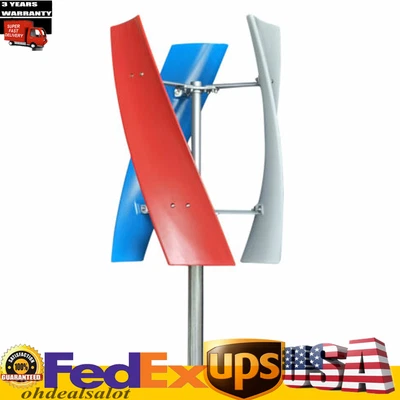 $195.70 • Buy 12V 3 Blades Wind Turbine Generator Enery Power Kit + Charge Controller 400Watt