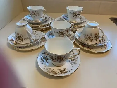 Tea Set Complete 6 Pieces Bone China - Colclough  • £25