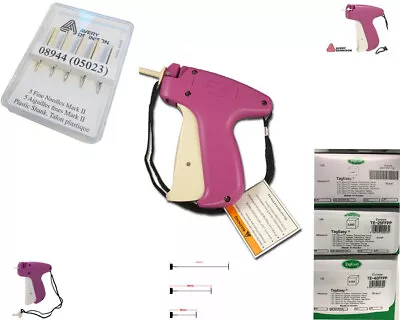 GP Fine Fabric Tagging Gun System + Barbs Kimble Tag Label For Clothes + NEEDLES • £26.49