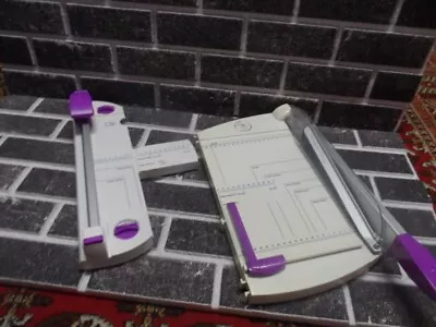 Duo Cutter A4 Desktop Guillotine Cutter & Rotary Trimmer By Purple Cows • £25.50