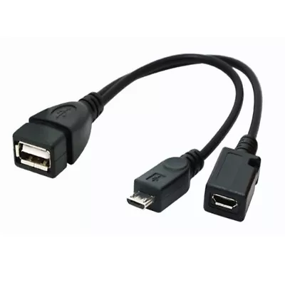 10cm USB Cable OTG Host + Power Adapter For Samsung Galaxy S4 Active Mini Zoom • $7.50