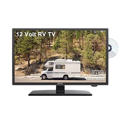 12V TV 24 Inch 1080P RV TV 12 Volt DC Powered Integrated HDTV(ATSC) Tuner B... • $324.57