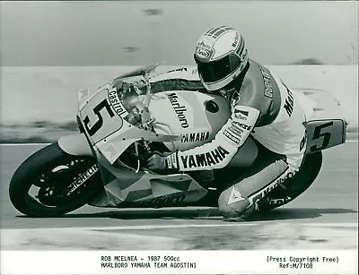 Giacomo Agostini And His Marlboro Yamaha Team P... - Vintage Photograph 4325924 • $17.90