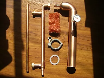  Beer Keg ELBOW Kit 2  Inch Copper Pipe Moonshine Still Pot Still Column Reflux  • $179.99