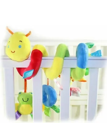 Baby Activity Spiral Toy For Car Seat Pushchair Pram Stroller Cot Bed... • £12.99