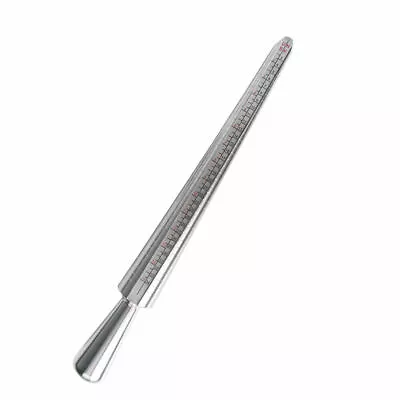 Metal Ring Sizer Gauge Mandrel Finger Sizing Measure Stick Standard Jewelry Tool • $8.50