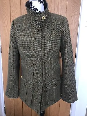 £75 • Buy Joules Womens Fieldcoat Field Tweed Jacket  Coat - Mr Toad - Uk 12