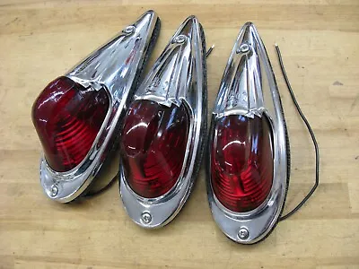 3 Vintage KD 517 Cab Marker Clearance Lights • $210