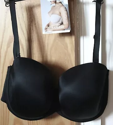 M & S Fabulous Multiway Strapless Underwired Bra Size 32F BNWT • £11.99