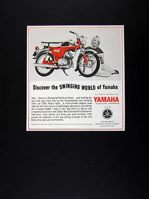 1966 Yamaha Twin Jet 100 Motorcycle Photo Vintage Print Ad • $8.29