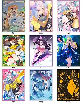 Anime Card SleevesX5 Choose You Want（group 1)Yugioh/pokemon/magic The Gathering • $4