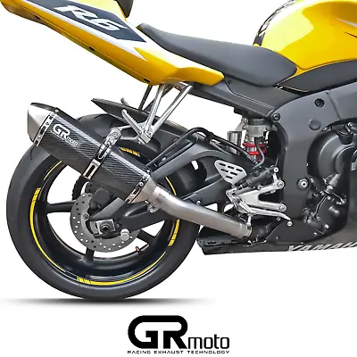 Exhaust For YAMAHA YZF-R6 2003 - 2005 GRmoto Muffler Carbon • £229.99