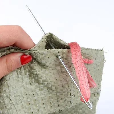 £1.80 • Buy 5Pcs Metal Burlap Sack Bag Packing Curved Tip Stitching Needles Sewing Tool