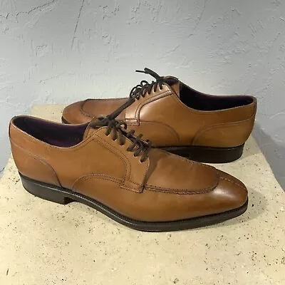 Carmina Shoemaker Mallorca Derby Simpson Cognac Brown Sz 10 UK - 11 US Epaulet • $224.99