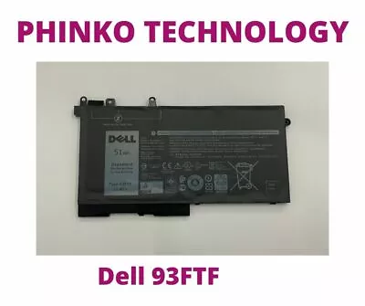 NEW 93FTF Battery For Dell Latitude 5280 5480 5580 5290 5490 5590 4YFVG  • $70