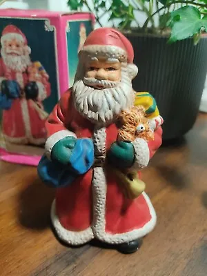 Vintage 90's Father Christmas Santa Claus Christmas Ornament Approx 14cm Tall • £14.99