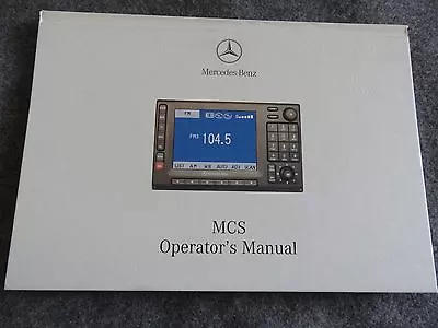 2000 Mercedes MCS Navigation  Owners Manual • $27.96