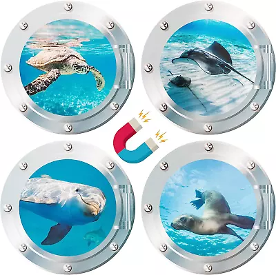 4Pcs Cruise Door Magnets Decorations Magnetic Cabin Ship Refrigerator Car Magne • $12.28