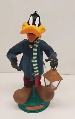 Warner Bros Looney Tunes Daffy Duck Vintage 1997 Christmas Animated 16  Figure • $99.99